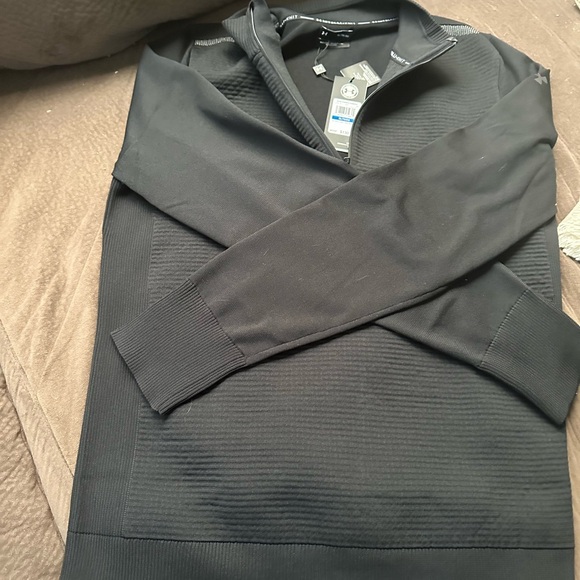 3/4  zip Under Armour Intelli-Knit sweater.  New with tags - Picture 4 of 5